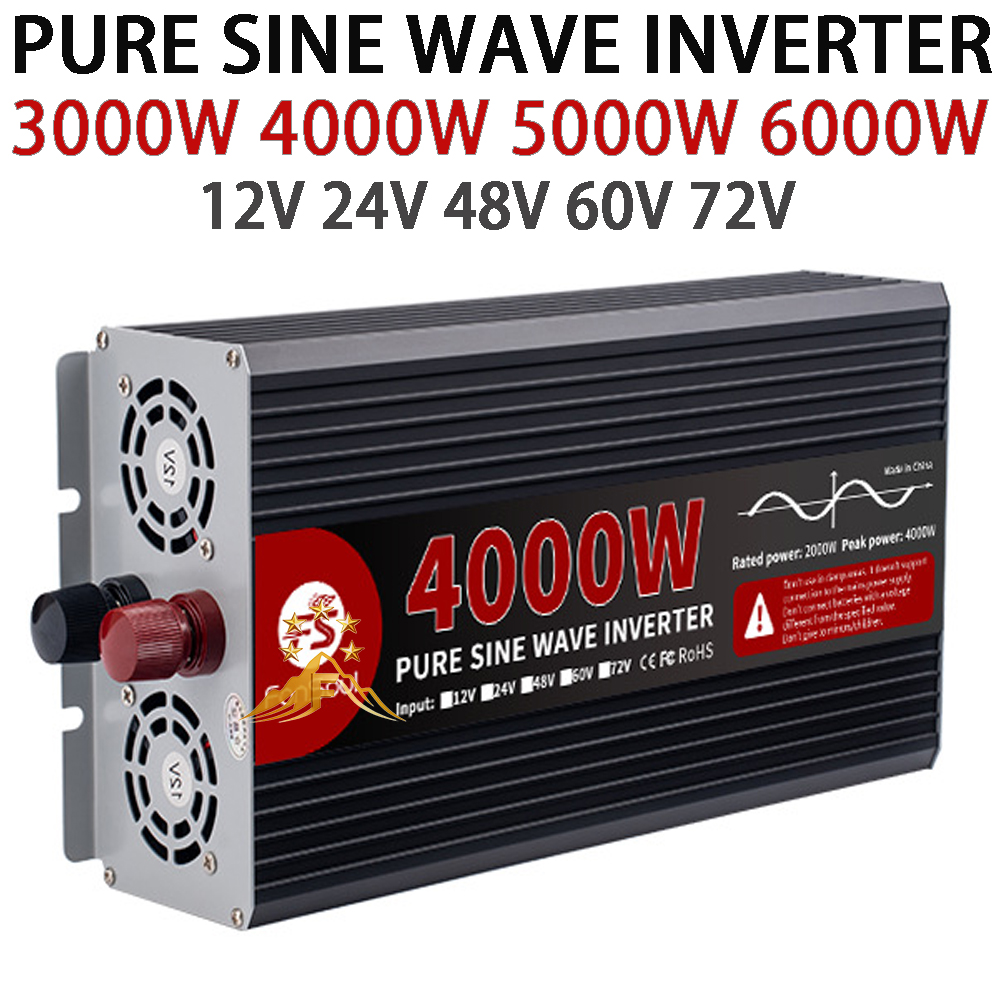 Real Power Reiner Sinus-Wechse – Pure Sine Wave Inverter 5000W 48V 220V Bewertung und Preis